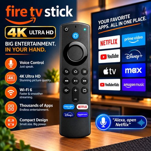 Fire stick remote - fire,